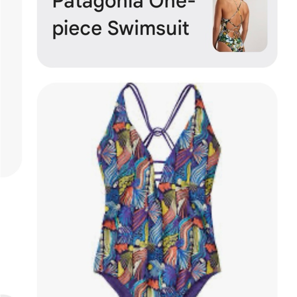 Patagonia Colorful One-Piece Swimsuit